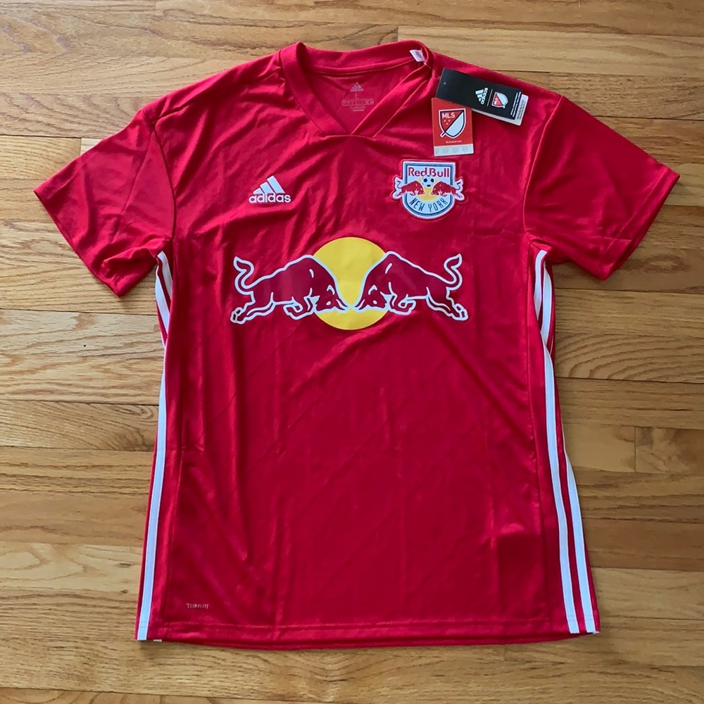 Adidas Red Bull New York Soccer Jersey, NWT sz. L